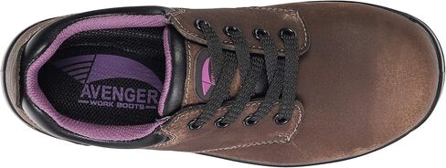 Avenger Work Boots Women's Foreman Leather Composite Safety Toe Waterproof Eh Slip Resistant Oxford Shoes Boot in Saudi Arabia