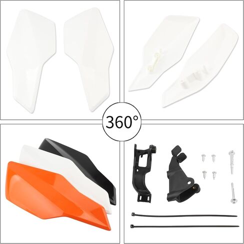 PowerMotor Dirt Bike Handguards,Motorcycle 2024 Handguard Universal ATV Pit Bikes ATV Motocross Enduro Supermoto Handle Protector Cross EXC XC SX SXF XCF XC-W TPI125-500（Orange） in Kuwait