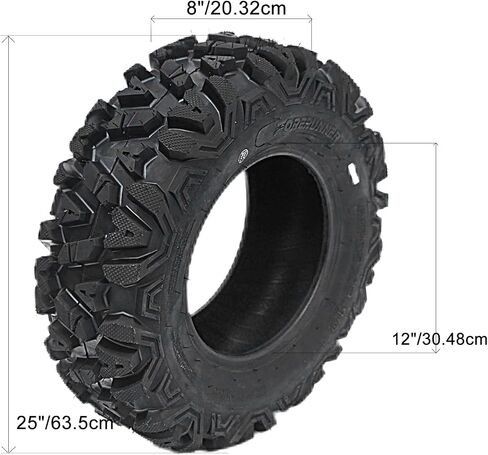 24x9-11 ATV/UTV Tires 24x9x11 6PR TL All-Terrain Tires, Set of 2 in Kuwait