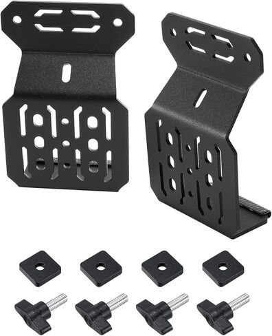 دعامات تثبيت على السكك الحديدية لسرير الشاحنة متوافقة مع تاكوما، والنظام المعياري لسكة السرير للمجارف والفأس ولوحات الاسترداد وعلب الوقود وغيرها من الملحقات in Kuwait