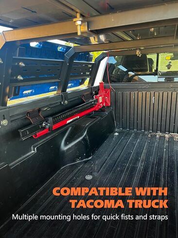 دعامات تثبيت على السكك الحديدية لسرير الشاحنة متوافقة مع تاكوما، والنظام المعياري لسكة السرير للمجارف والفأس ولوحات الاسترداد وعلب الوقود وغيرها من الملحقات in Kuwait