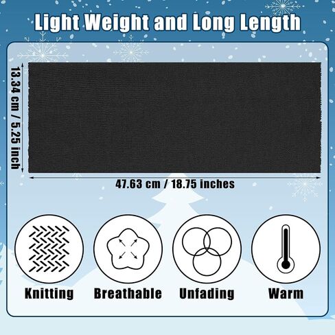 3 Pcs Kids Neck Warmer Winter Knitted Neck Gaiter Kids Infinity Scarf Circle Loop for Toddler Boys Girls Black Red Grey in Kuwait
