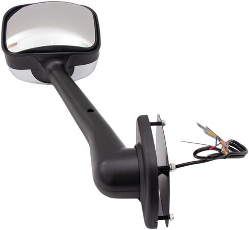 Chrome Hood Mirror Assembly with LED light Five Arrows fit for Truck Freightliner Cascadia 2008 LH + RH One Pair in Kuwait