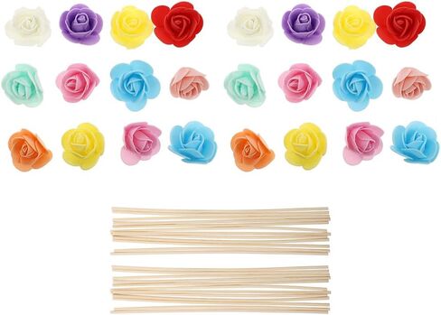 Amosfun 24pcs Essential Oil Passive Flower Diffuser Fragrance Diffuser Flower for Home Office Bathroom in Saudi Arabia