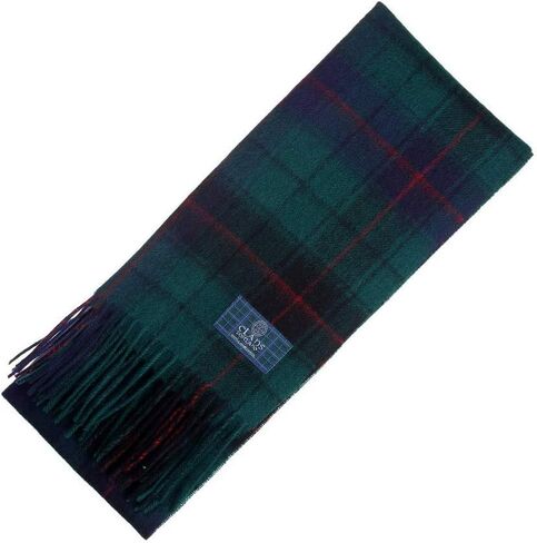 Davidson Tartan Scarf - Scottish Wool Clan Scarves, Green in Saudi Arabia