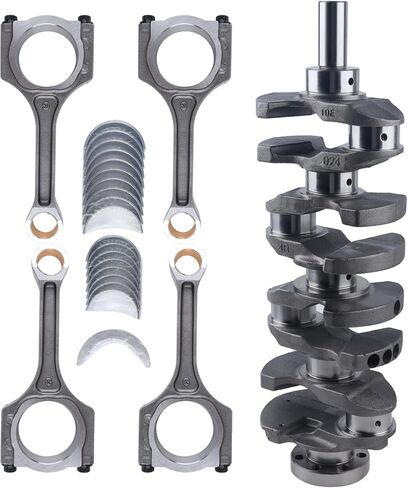 Engine Crankshaft With Connecting Rod Kit Compatible With Hyundai Sonata,Kia Forte Optima Sportage 2.4L,231112G200 231112G230 72RZ62GF00 23510-2G540 21020-2G020 23060-2G400 21030-25000 in Saudi Arabia