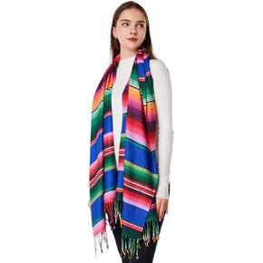 Pashmina Shawls and Wraps, Double-side pattern Long Scarves for Women, Perfect for Winter and Fall