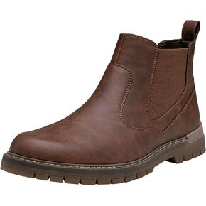 Jousen Mens Boots Retro Mens Casual Boots Chelsea Boots Mens Slip On Boots for Men in Kuwait