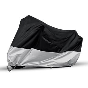 Motorcycle Covers, Motorbike Cover with Lock-Holes Motorcycles Vehicle Cover Fits Up to 97" Motorcycles Vehicle - 2XL Size