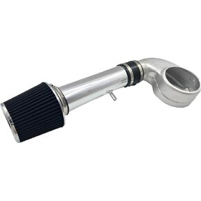Cold Air Intake Kit with Filter 1988-1995 Fit for Chevrolet GMC C/K/R/V C1500 C2500 C3500 K1500 K2500 K3500 for Suburban 1500 2500 Engine 4.3L V6 5.0L 5.7L V8 (Black Tube & Red Filter)