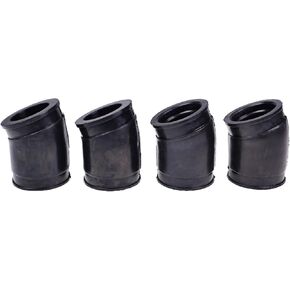 4PCS Intake Manifold Insulator Carb Boots 16211-300-030 16212-300-030 Compatible with Honda Carburetor CB750 CB750K K0 K1 K2 K3 K4 K5 K6 1970-1976 16211-300-305 16212-300-305