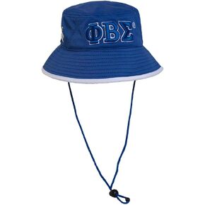 Novelty Floppy Bucket Hat Blue,White,One Size in Kuwait
