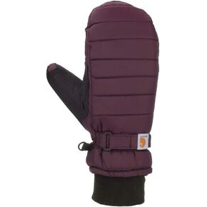 Carhartt Women's WA625 Women's Quilts Mitt Glove - Medium - Crab Apple
