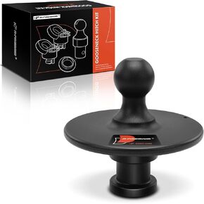 A-Premium Gooseneck Ball Adapter Hitch 2" King Pin and 2-5/16 Inch Ball Trailer Hitch with 30,000 lbs GTW for Tractor-Trailer Fifth Wheels - Replace# 2085295