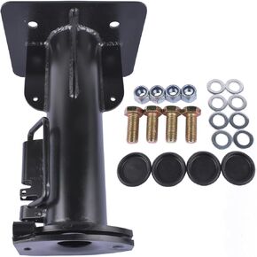 C5G1216, 12"-16"Adjustable Cushioned 5th Wheel to Gooseneck Adapter, Fifth Wheel to Gooseneck, Towing Capacity 20000 Lbs, Without Safty Chain GELUOXI