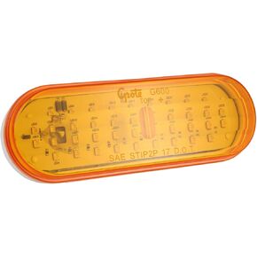 Grote Stop/Tail/Turn LED Lamp, Oval, Yellow, 6.6 x 2.2 x 2