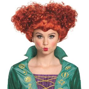 Disguise Women's Winifred Deluxe Wig Costume Accessory, Red, Adult Size US
