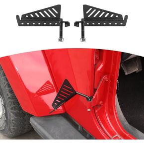 RT-TCZ for Wrangler Foot Pegs Rest Pedals for Jeep Wrangler JK JKU JL JLU for Jeep Gladiator JT Black Metal Accessories 2pcs