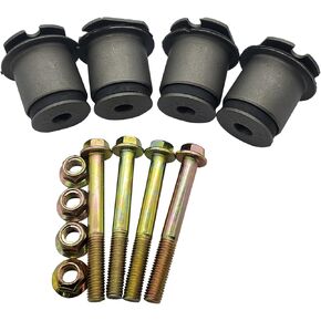 4 PCS SDELSOR Suspension Differential Mount Bushing Natural Steel for 2008-2018 Cadillac Escalade, 2007-2018 Chevy-GMC 1500 Truck, Chevy Tahoe, GMC Yukon - Replaces 15201932 15201933