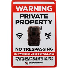 Stealth Cam Stealth Live Wireless Video Surveillance Sign