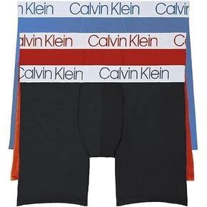 Calvin Klein Microfiber Trunk (Black/Blue/Red, Medium) - NP22130