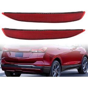 Rear Bumper Reflector Pair Compatible with 2018-2022 Equinox 84150891, 84306359, GM1185117, 84150890, 84306358, GM1184117