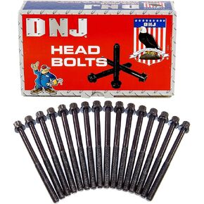 DNJ HBK260 Head Bolt Kit for 1999-2016/ Acura, Honda, Saturn/ 3.0L, 3.2L, 3.5L, 3.7L/ V6/ 24V/ SOHC/ 212cid/ J30A4, J30A5, J32A3, J35A1, J35A4/ ELECTRIC/GAS