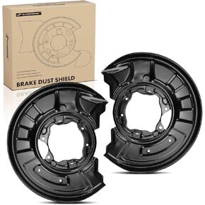 A-Premium Brake Dust Shield Compatible with Select Mercedes-Benz Models - C230 2008-2009, C250 2010-2015, C300 2008-2014, C350 2008-2015, C63 AMG, E350, E400, E550 - Replace# A2044211820, 2-PC Set