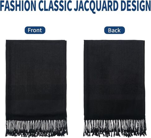 Paisley Pashmina Shawl Wrap Women Reversible Vintage Jacquard Pashmina Rave Scarf with Fringe for Evening, Wedding in Saudi Arabia