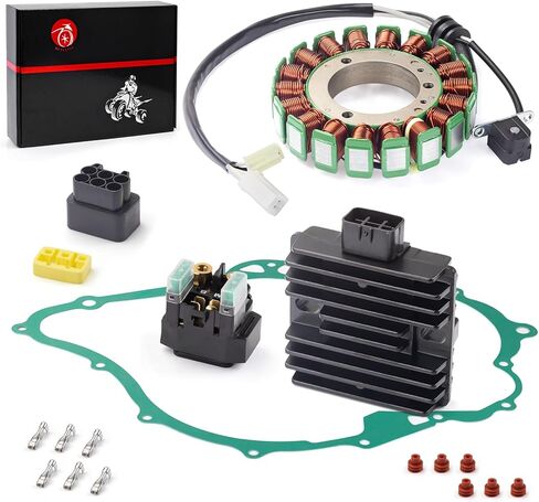 الجزء الثابت و بدال بداية التشغيل وحشية مقوم الجهد لياماها XVS1100 V-star 1100 2003-2009 in Kuwait