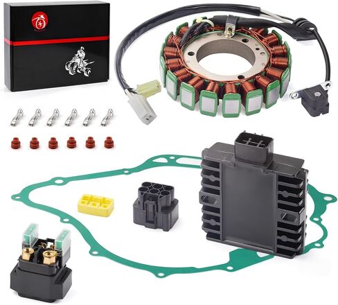 الجزء الثابت و بدال بداية التشغيل وحشية مقوم الجهد لياماها XVS1100 V-star 1100 2003-2009 in Kuwait