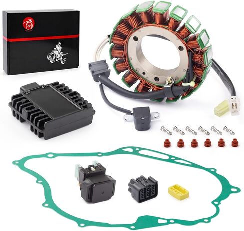 الجزء الثابت و بدال بداية التشغيل وحشية مقوم الجهد لياماها XVS1100 V-star 1100 2003-2009 in Kuwait