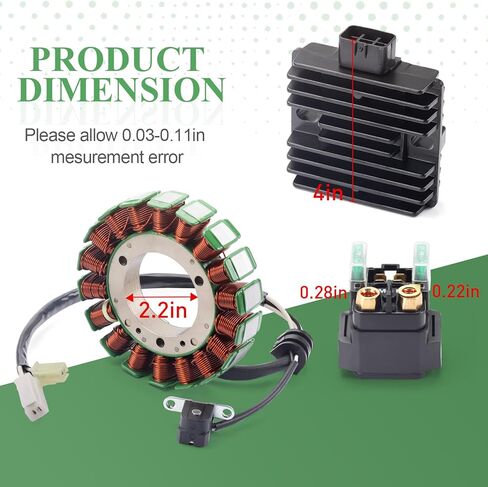 الجزء الثابت و بدال بداية التشغيل وحشية مقوم الجهد لياماها XVS1100 V-star 1100 2003-2009 in Kuwait