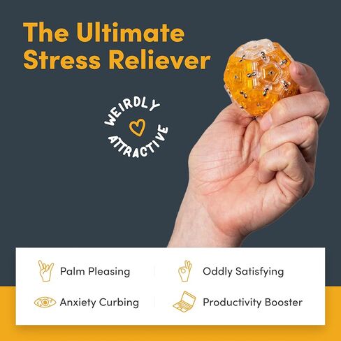 Speks Geode Sphere Magnetic Fidget Toy for Adults & Teens 14+ | Sensory Gadget for Stress Relief and Anxiety, Office Desk Toy Present, Christmas Gift, Holiday Stocking Stuffer | Cool, 12-Piece Set in Kuwait