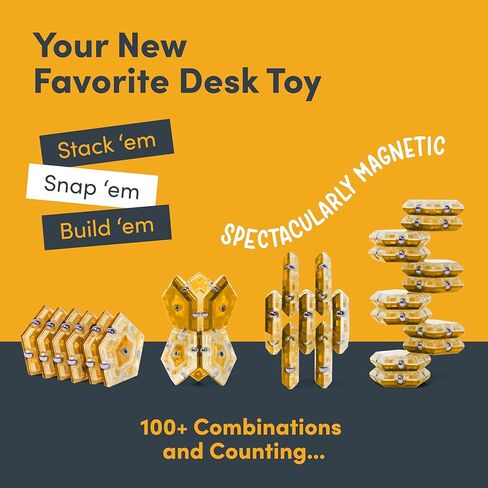 Speks Geode Sphere Magnetic Fidget Toy for Adults & Teens 14+ | Sensory Gadget for Stress Relief and Anxiety, Office Desk Toy Present, Christmas Gift, Holiday Stocking Stuffer | Cool, 12-Piece Set in Kuwait