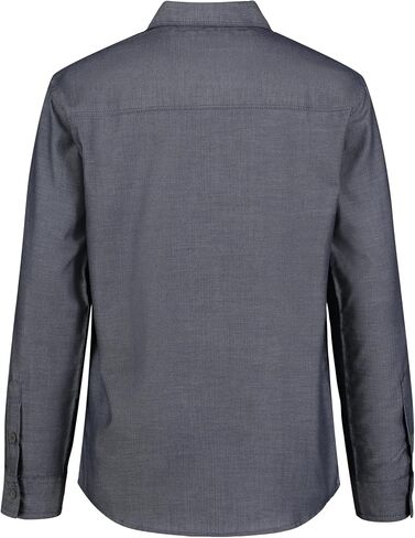 Calvin Klein Boys' Long Sleeve Woven Button-Down Shirt, Red Carpet Herringbone, 14-16 in Saudi Arabia