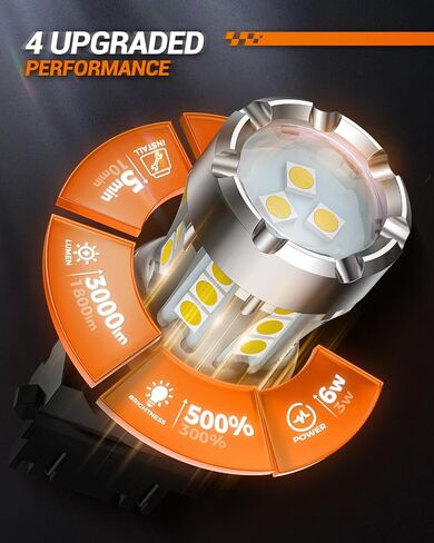 SEALIGHT 921 912 LED Bulbs for Backup Reverse Light, T15 906 904 916 W16W Light Bulbs with Projector Replacement Trunk Cargo 3rd Brake Stop Lights, 600% Brighter Xenon White Non-polarity Pack of 2 in Saudi Arabia