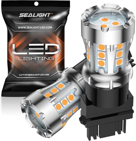 SEALIGHT 921 912 LED Bulbs for Backup Reverse Light, T15 906 904 916 W16W Light Bulbs with Projector Replacement Trunk Cargo 3rd Brake Stop Lights, 600% Brighter Xenon White Non-polarity Pack of 2 in Saudi Arabia