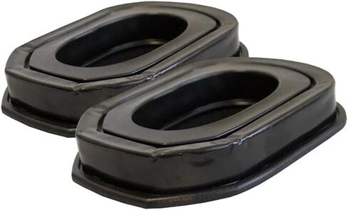 Walker's Gel Ear Pads for Razor & XCEL Hearing Protection Earmuffs | Increased Sealing Snap-On Easy Installation Cooling Gel Filled Black Ear Cup Replacement Pad in Kuwait