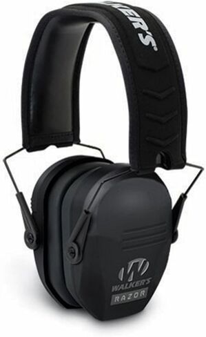 Walker's Gel Ear Pads for Razor & XCEL Hearing Protection Earmuffs | Increased Sealing Snap-On Easy Installation Cooling Gel Filled Black Ear Cup Replacement Pad in Kuwait