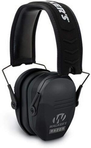 Walker's Gel Ear Pads for Razor & XCEL Hearing Protection Earmuffs | Increased Sealing Snap-On Easy Installation Cooling Gel Filled Black Ear Cup Replacement Pad in Kuwait