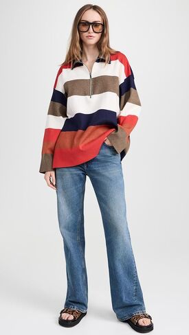 FP Movement Women's Coastal Stripe Pullover in Saudi Arabia