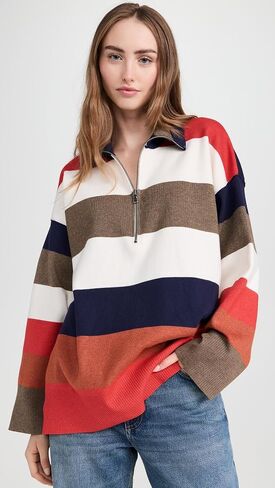 FP Movement Women's Coastal Stripe Pullover in Saudi Arabia
