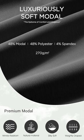 ODODOS Modal Soft Maxi Skirt for Women, Back Slit High Waist Casual Long Pencil Skirts in Kuwait