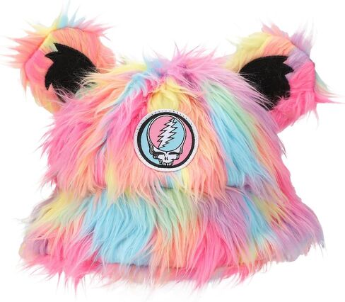 Grateful Dead Logo Multicolored Bucket Hat with 3D Bear Ears in Saudi Arabia