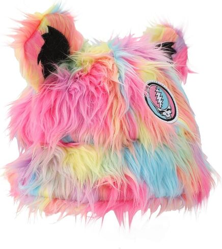 Grateful Dead Logo Multicolored Bucket Hat with 3D Bear Ears in Saudi Arabia