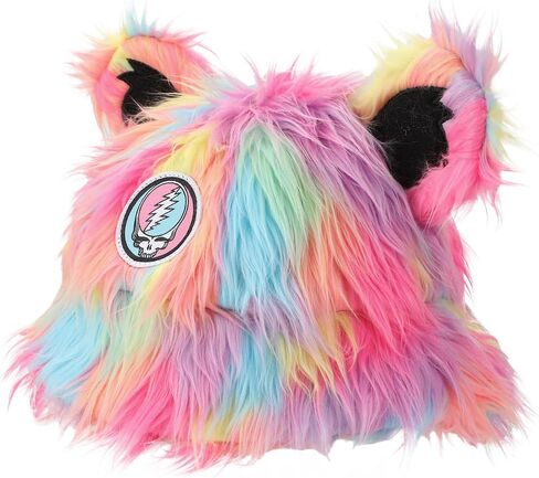 Grateful Dead Logo Multicolored Bucket Hat with 3D Bear Ears in Saudi Arabia