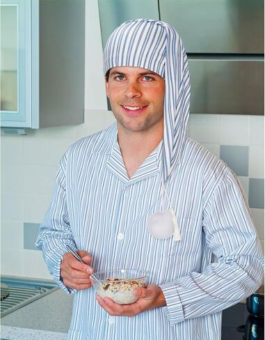 2 Pcs Night Sleeping Cap Men Adjustable Drawstring Sleep Night Cap with Pom Pom for Costume Daily Party Supplies in Saudi Arabia