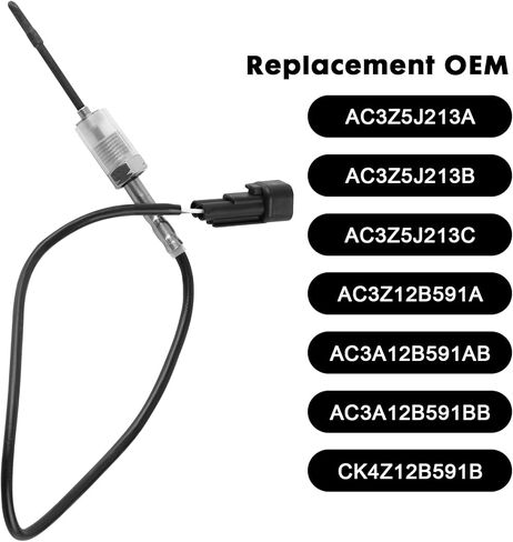 Exhaust Gas Temperature Sensor EGT AC3Z5J213C Compatible with 2011-2016 Ford F250 F350 F450 F550 6.7L V8, 2015-2019 Transit 150 250 350 350HD 3.2L L5 Diesel, Replace AC3Z12B591A in Kuwait