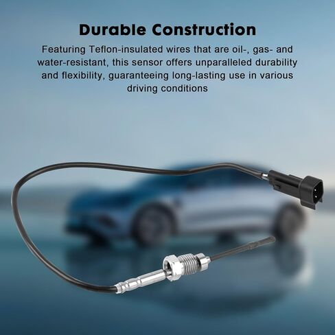 Exhaust Gas Temperature Sensor EGT AC3Z5J213C Compatible with 2011-2016 Ford F250 F350 F450 F550 6.7L V8, 2015-2019 Transit 150 250 350 350HD 3.2L L5 Diesel, Replace AC3Z12B591A in Kuwait